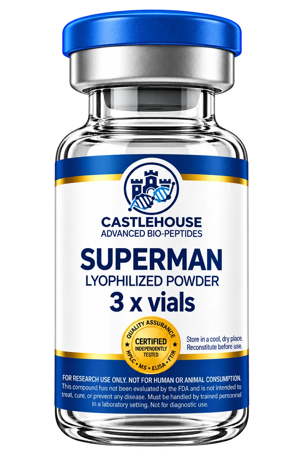 The Superman Stack (MOTS 10mg + 5MQ 10mg + NAD+ 500mg)