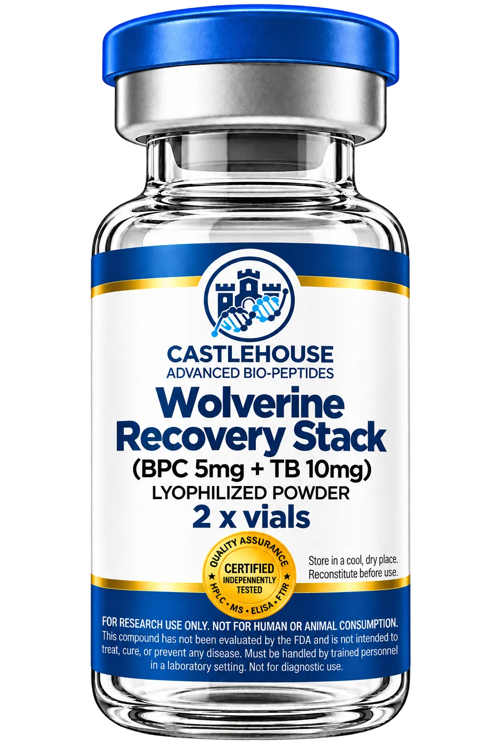 Wolverine Recovery Stack (BPC 5mg + TB 10mg)